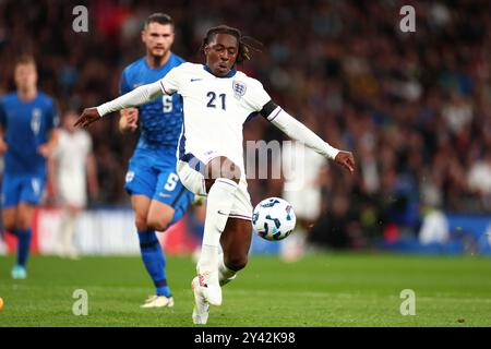 Wembley Stadium, London, UK. 10th Sep, 2024. Nations League, League B, Group 2 International Football, England versus Finland; Eberechi Eze of England Credit: Action Plus Sports/Alamy Live News Stock Photo