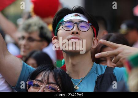 New York, USA, September 15, 2024: Vibrant celebration at the Mexican Independence Day Parade on Madison Avenue in New York City, showcasing the rich culture, traditions, and spirit of Mexico. Photo: Luiz Rampelotto/EuropaNewswire Stock Photo