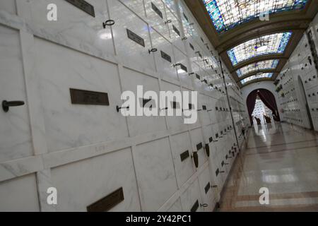 Inglewood, California, USA 14th September 2024 Us Congressman Joe Steele Crail Grave in Mausoleum of the Golden West, Sanctuary of Faith at Inglewood Park Cemetery on September 14, 2024 in Inglewood, California, USA. Photo by Barry King/Alamy Stock Photo Stock Photo