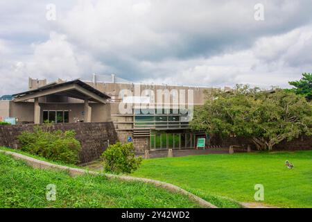 Hengchun taiwan 2nd Sep 2024: the main building of Long Luan Lake Nature center.  an educational and conservation center Stock Photo