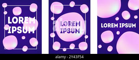 Modern abstract covers set Stock Vector