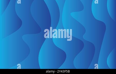 Wavy geometric background Stock Vector
