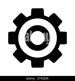 settings, gear, configure, preferencesSettings Gear Icon. Stock Vector