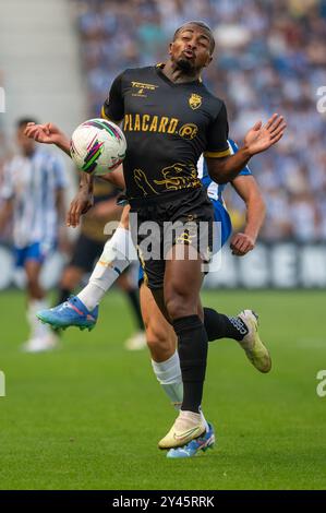 Pastor action during the game between FC Porto and SC Farense in Estádio do Dragão, Porto Stock Photo