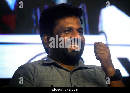 National People s Power Party Presidential Candidate Anura Kumara Dissanayake election campaign rally in Colombo National People s Power NPP Party Presidential Candidate Anura Kumara Dissanayake attends his pre-election rally near Colombo, Sri Lanka on September 1, 2024. Sri Lankan presidential election is scheduled for September 21, 2024. Colombo Sri Lanka Copyright: xMatrixxImagesx/xAkilaxJayawardenax Stock Photo