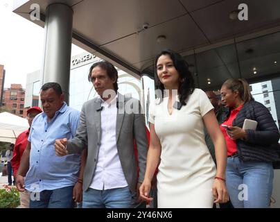 SOCIALISTAS CANDIDATE REGISTRATION CNE Quito, Monday, September 16, 2024 Registration of presidential candidacy of Pedro Granja and Veronica Silva, of the Ecuadorian Socialist Party, at the National Electoral Council Photos API Rolando Enriquez Quito Pichincha Ecuador POL SOCIALISTAS CANDIDATE REGISTRATION CNE a3d3d8eb785d5e6a6c0910a8cce9a48b Copyright: xROLANDOxENRIQUEZx Stock Photo