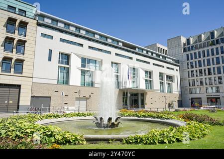 Botschaft Frankreich, Pariser Platz, Mitte, Berlin, Deutschland Stock Photo