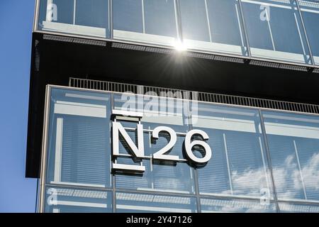 Digitalbank N26, Büro- und Geschäftshauskomplex VoltAir, Alexanderstraße, Mitte, Berlin, Deutschland Stock Photo