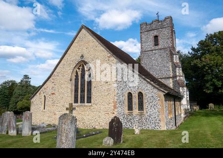 St Mary's Church in Fetcham village, a grade II* listed building, Surrey, England, UK Stock Photo
