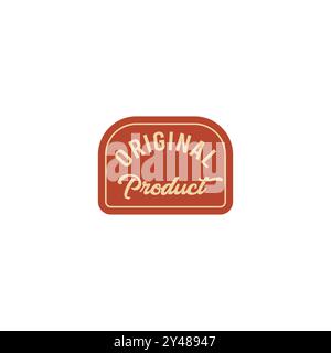 Original Product Label Logo Vector Template Stock Vector