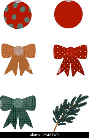 This charming green bow adorned with adorable polka dots is ideal for a variety of festive and decorative designs. Hand drawn vector graphics for the design of a websites, articles, booklet, flyer, e-pack, label or advertisement. Stock Vector