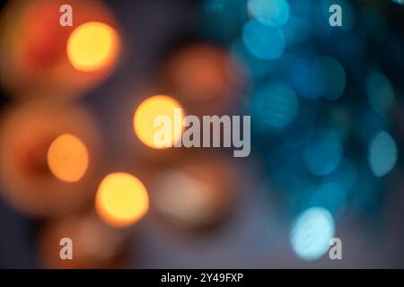 Abstract bokeh defocused lights background. Soft focus. Stock Photo