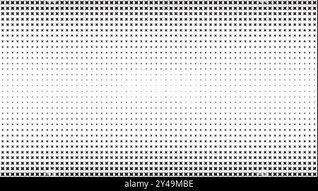 Fading Halftone Dotted Pattern Texture Background Stock Vector