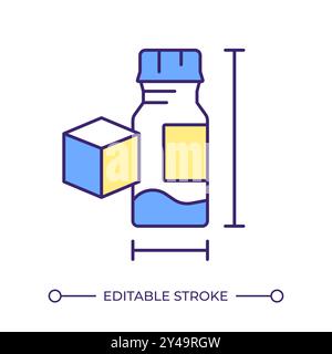 Volume RGB color icon Stock Vector