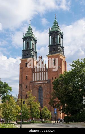 Archcathedral Basilica of Saints Peter and Paul in Poznan (Polish: Poznań), cathedral in Poznan - taken with a Nikon SLR camera, 24 Mpix matrix Stock Photo