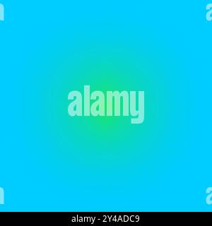 Circular gradient design. Green center glow. Blue outer edge. Radiant vector graphic. Stock Vector