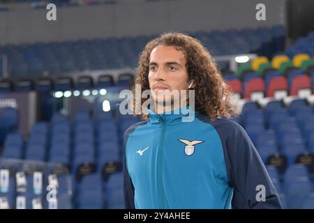 Roma, Italia. 16th Sep, 2024. Lazio's Matteo Guendouzi during the Serie A Enilive soccer match between SS Lazio and Hellas Verona at the Rome's Olympic stadium, Italy - Monday, September 16, 2024. Sport - Soccer. (Photo by Fabrizio Corradetti/LaPresse) Credit: LaPresse/Alamy Live News Stock Photo