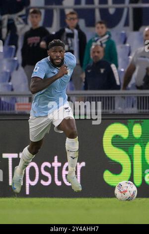 Roma, Italia. 16th Sep, 2024. Lazio's Nuno Tavares during the Serie A Enilive soccer match between SS Lazio and Hellas Verona at the Rome's Olympic stadium, Italy - Monday, September 16, 2024. Sport - Soccer. (Photo by Fabrizio Corradetti/LaPresse) Credit: LaPresse/Alamy Live News Stock Photo