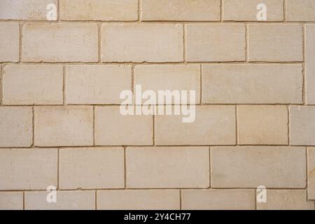 Background made from a wall of large bricks Stock Photo