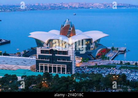 Moment of Evening. Baku, Azerbaijan. Stock Photo