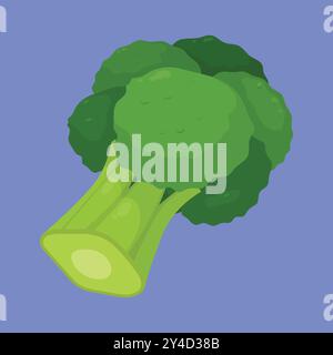 broccoli vector icon. broccoli vegetable icon. broccoli green vegetable Stock Vector