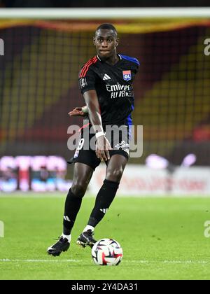 Moussa Niakhate of Lyon during the French championship Ligue 1 football ...