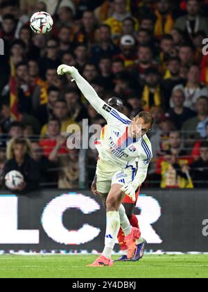 Lyon, France goalkeeper Lucas Perri ( Olympique Lyonnais 23) in action ...