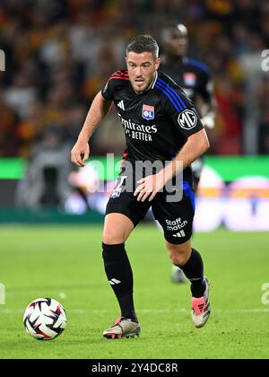 Lyon, France Jordan Veretout (7 Olympique Lyonnais) and Duje Caleta-Car ...