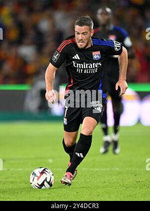 Lyon, France Jordan Veretout (7 Olympique Lyonnais) in action during ...