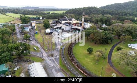 Mossman North Queensland Australia. Scenes around the Mossman sugar mill that opened in 1897 and closes in 2024 after being put into liquidation. Stock Photo