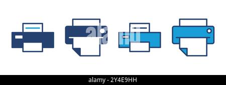 Print icon vector. printer icon vector. Stock Vector