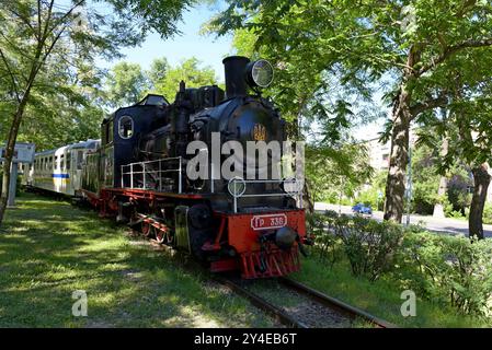 the Children's Railway in Kyiv, Ukraine, May 2024 Stock Photo