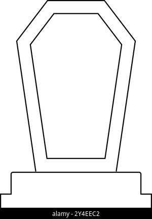 tombstone icon illustration design Stock Vector