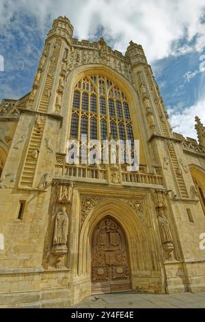 Bath Abbey in the city centre of Bath, Somerset, England. Stock Photo