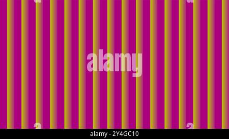 Yellow and pink vertical striped pattern with gradient effect. Seamless design for wallpaper, textile, and digital backgrounds Stock Vector