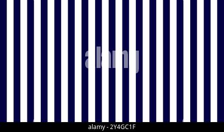Navy blue and white vertical striped pattern. Seamless background design for wallpaper, textile, and digital prints Stock Vector