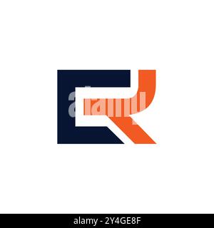 CR Logo Design Template. Letter CR Icon Stock Vector