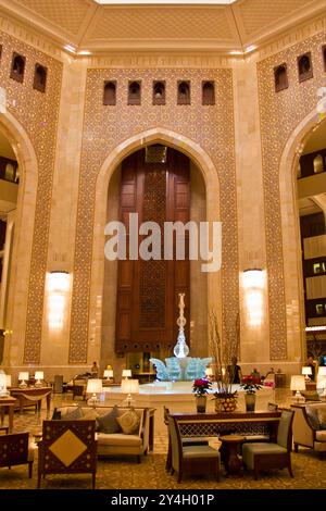 Al Bustan Palace hotel, Muscat, Sultanate of Oman Stock Photo