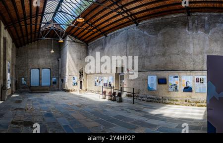 TRIESTE, ITALY – MAY 29, 2024: Risiera di San Sabba. This former rice mill, now a museum, stands as a poignant memorial to the victims of Fascist pers Stock Photo