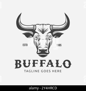 Buffalo Head logo exclusive design inspiration Stock Vector Image & Art ...