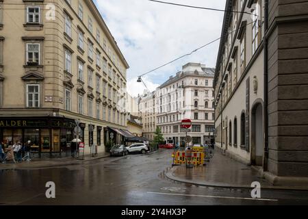 Street scene in Vienna, Austria Stock Photo