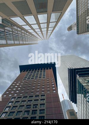 Looking up building Stock Photo