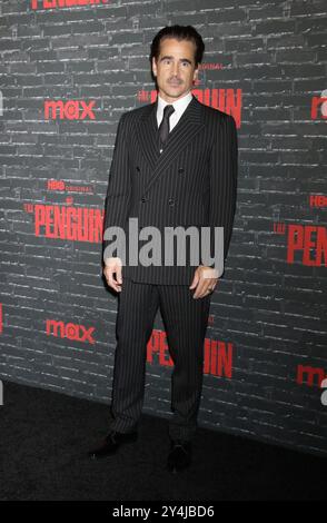 New York, NY, USA. 17th Sep, 2024. Colin Farrell at HBO's 'The Penguin' New York Premiere on September 17, 2024 at Jazz At Lincoln Center in New York City. Credit: Rw/Media Punch/Alamy Live News Stock Photo