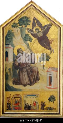 Saint Francis receiving the Stigmata - Giotto Stock Photo - Alamy