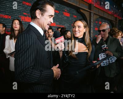 September 17, 2024, New York, New York, USA: Colin Farrell attends the New York Premiere of HBO's 'The Penguin' at Jazz at Lincoln Center in New York. (Credit Image: © Photo Image Press via ZUMA Press Wire) EDITORIAL USAGE ONLY! Not for Commercial USAGE! Stock Photo