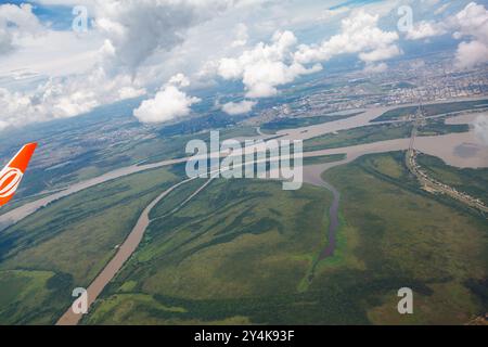 The Salgado Filho Airport in Porto Alegre, Rio Grande do Sul, Brazil. Stock Photo