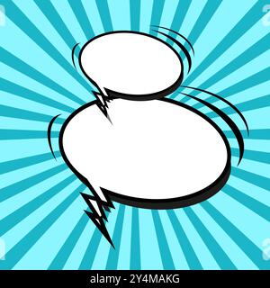 Two bubbles discount promotion object, element, sun shine abstract pattern background for sale off bubble banner with black halftone background shadow Stock Vector