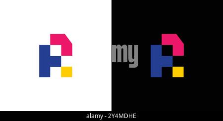 Modern and Unique initial A  logo design Stock Vector