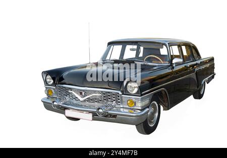 The representation car from Russia-is isolated on the white Stock Photo