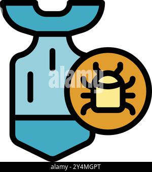 Logic bomb is a piece of malicious code intentionally inserted into software that will set off a malicious function when certain conditions are met Stock Vector